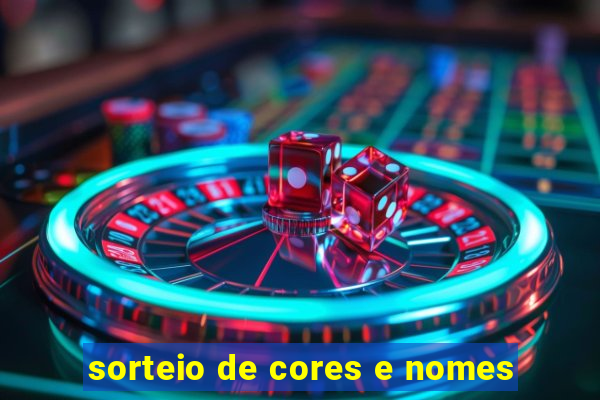 sorteio de cores e nomes